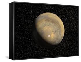 Global View of Mars-Stocktrek Images-Framed Stretched Canvas