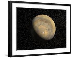 Global View of Mars-Stocktrek Images-Framed Photographic Print