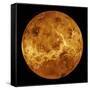 Global View of the Surface of Venus-Stocktrek Images-Framed Stretched Canvas