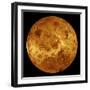 Global View of the Surface of Venus-Stocktrek Images-Framed Premium Photographic Print