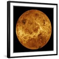 Global View of the Surface of Venus-Stocktrek Images-Framed Photographic Print