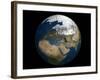 Global View over Europe and Scandinavia Showing Arctic Sea Ice-Stocktrek Images-Framed Photographic Print