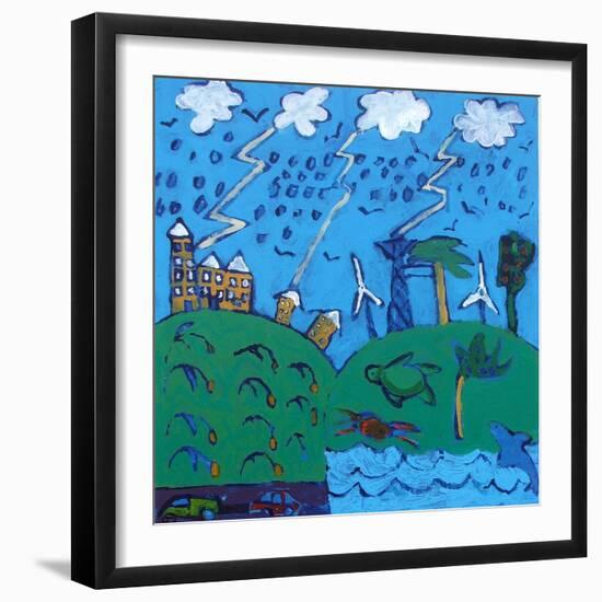 Global Warming-Paul Powis-Framed Giclee Print