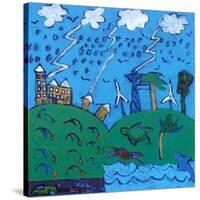 Global Warming-Paul Powis-Stretched Canvas