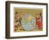 Globe - 19th Century French Trade Card-null-Framed Giclee Print