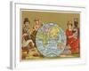 Globe - 19th Century French Trade Card-null-Framed Giclee Print