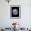 Globe against starfield-Matthias Kulka-Framed Giclee Print displayed on a wall