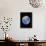 Globe against starfield-Matthias Kulka-Framed Stretched Canvas displayed on a wall