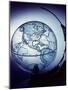 Globe Built by Robert H. Farquhar to Trace Orbit of Sputnik I-Dmitri Kessel-Mounted Photographic Print