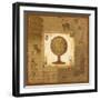 Globe I-Pela Design-Framed Art Print