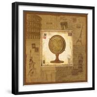 Globe I-Pela Design-Framed Premium Giclee Print