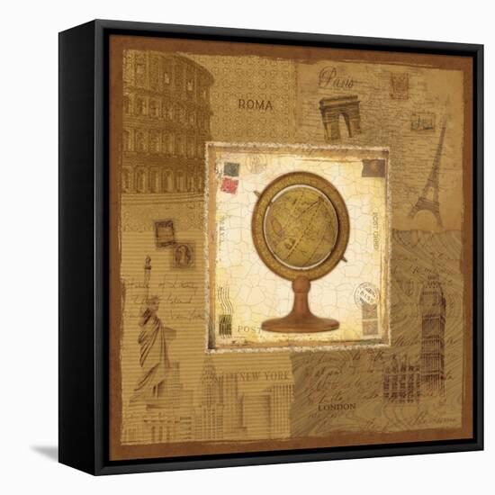 Globe I-Pela Design-Framed Stretched Canvas