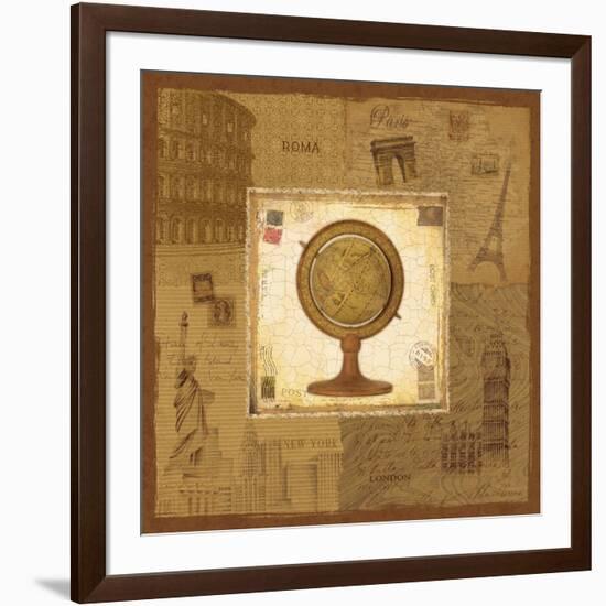 Globe I-Pela Design-Framed Art Print