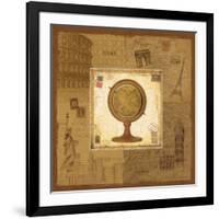 Globe I-Pela Design-Framed Art Print