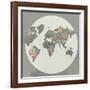 Globe I-PI Juvenile-Framed Art Print