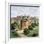 Globe Theatre at Southwark, London, Where Many of Shakespeare's Plays Were Performed-null-Framed Giclee Print