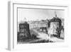 Globe Theatre, Bankside, Southwark and the Bear Garden, C1597-null-Framed Giclee Print