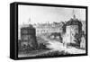 Globe Theatre, Bankside, Southwark and the Bear Garden, C1597-null-Framed Stretched Canvas