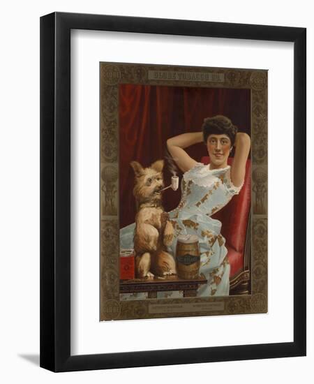 Globe Tobacco Co. Goes to the Dogs-null-Framed Premium Giclee Print