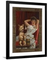 Globe Tobacco Co. Goes to the Dogs-null-Framed Giclee Print