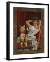 Globe Tobacco Co. Goes to the Dogs-null-Framed Giclee Print