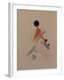 Globetrotter. Figurine for the Opera Victory over the Sun by A. Kruchenykh, 1920-1921-El Lissitzky-Framed Giclee Print