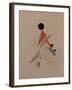 Globetrotter. Figurine for the Opera Victory over the Sun by A. Kruchenykh, 1920-1921-El Lissitzky-Framed Giclee Print