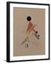 Globetrotter. Figurine for the Opera Victory over the Sun by A. Kruchenykh, 1920-1921-El Lissitzky-Framed Giclee Print