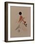 Globetrotter. Figurine for the Opera Victory over the Sun by A. Kruchenykh, 1920-1921-El Lissitzky-Framed Giclee Print