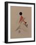 Globetrotter. Figurine for the Opera Victory over the Sun by A. Kruchenykh, 1920-1921-El Lissitzky-Framed Giclee Print