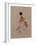 Globetrotter. Figurine for the Opera Victory over the Sun by A. Kruchenykh, 1920-1921-El Lissitzky-Framed Giclee Print