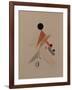 Globetrotter. Figurine for the Opera Victory over the Sun by A. Kruchenykh, 1920-1921-El Lissitzky-Framed Giclee Print