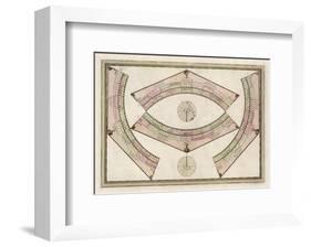 Globo Terrestre, c.1792-Giovanni Maria Cassini-Framed Art Print