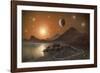 Globular Cluster, Artwork-Richard Bizley-Framed Photographic Print