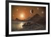 Globular Cluster, Artwork-Richard Bizley-Framed Photographic Print