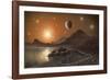 Globular Cluster, Artwork-Richard Bizley-Framed Photographic Print