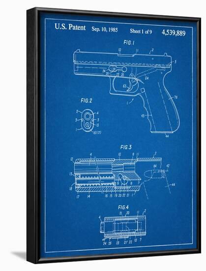 Glock Pistol Patent-null-Framed Art Print