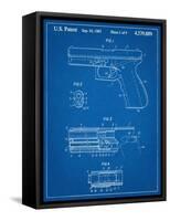 Glock Pistol Patent-null-Framed Stretched Canvas