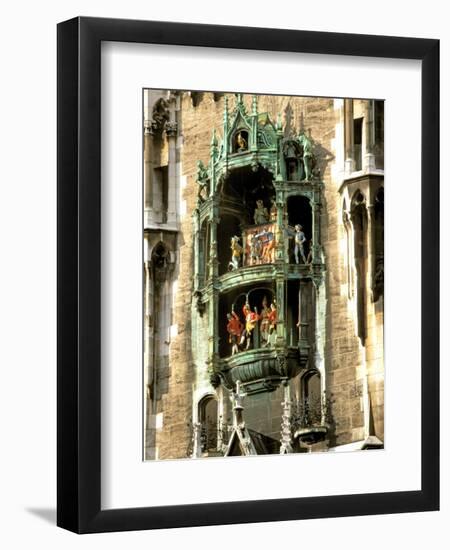 Glockenspiel Details, Marienplatz, Munich, Germany-Adam Jones-Framed Premium Photographic Print