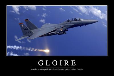 Gloire Citation Et Affiche D Inspiration Et Motivation Photographic Print Allposters Com