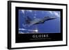 Gloire: Citation Et Affiche D'Inspiration Et Motivation-null-Framed Photographic Print