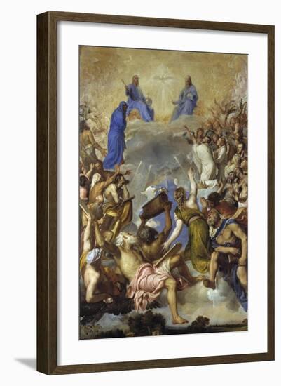 Gloria, 1551-1554-Titian (Tiziano Vecelli)-Framed Giclee Print