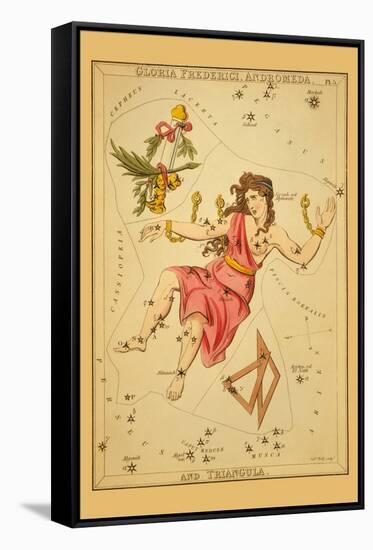 Gloria Frederici, Andromeda, and Triangula-Aspin Jehosaphat-Framed Stretched Canvas