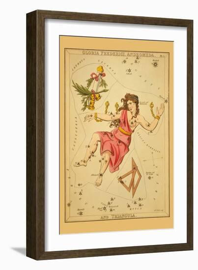 Gloria Frederici, Andromeda, and Triangula-Aspin Jehosaphat-Framed Art Print