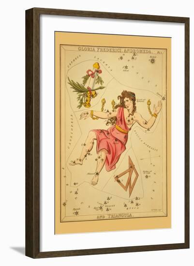 Gloria Frederici, Andromeda, and Triangula-Aspin Jehosaphat-Framed Art Print