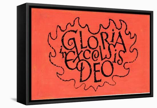 Gloria in Excelsis Deo,1970s-George Adamson-Framed Stretched Canvas