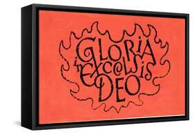 Gloria in Excelsis Deo,1970s-George Adamson-Framed Stretched Canvas