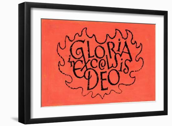 Gloria in Excelsis Deo,1970s-George Adamson-Framed Giclee Print