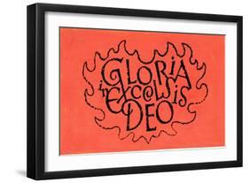 Gloria in Excelsis Deo,1970s-George Adamson-Framed Giclee Print
