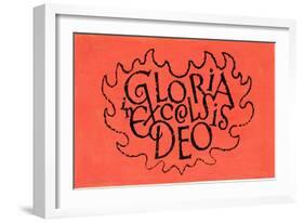 Gloria in Excelsis Deo,1970s-George Adamson-Framed Giclee Print